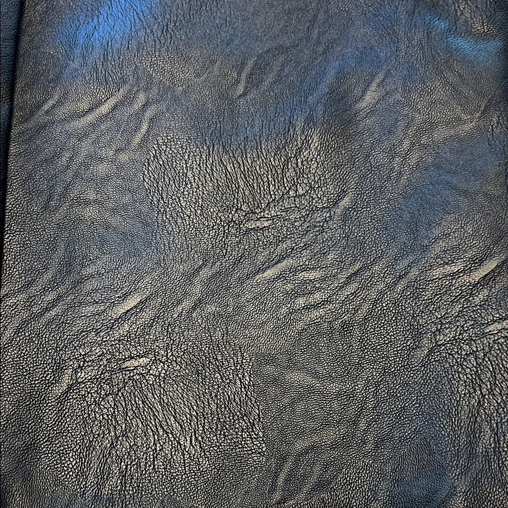 Topshop Black Faux Leather Mini Skirt 8 - Picture 7 of 7